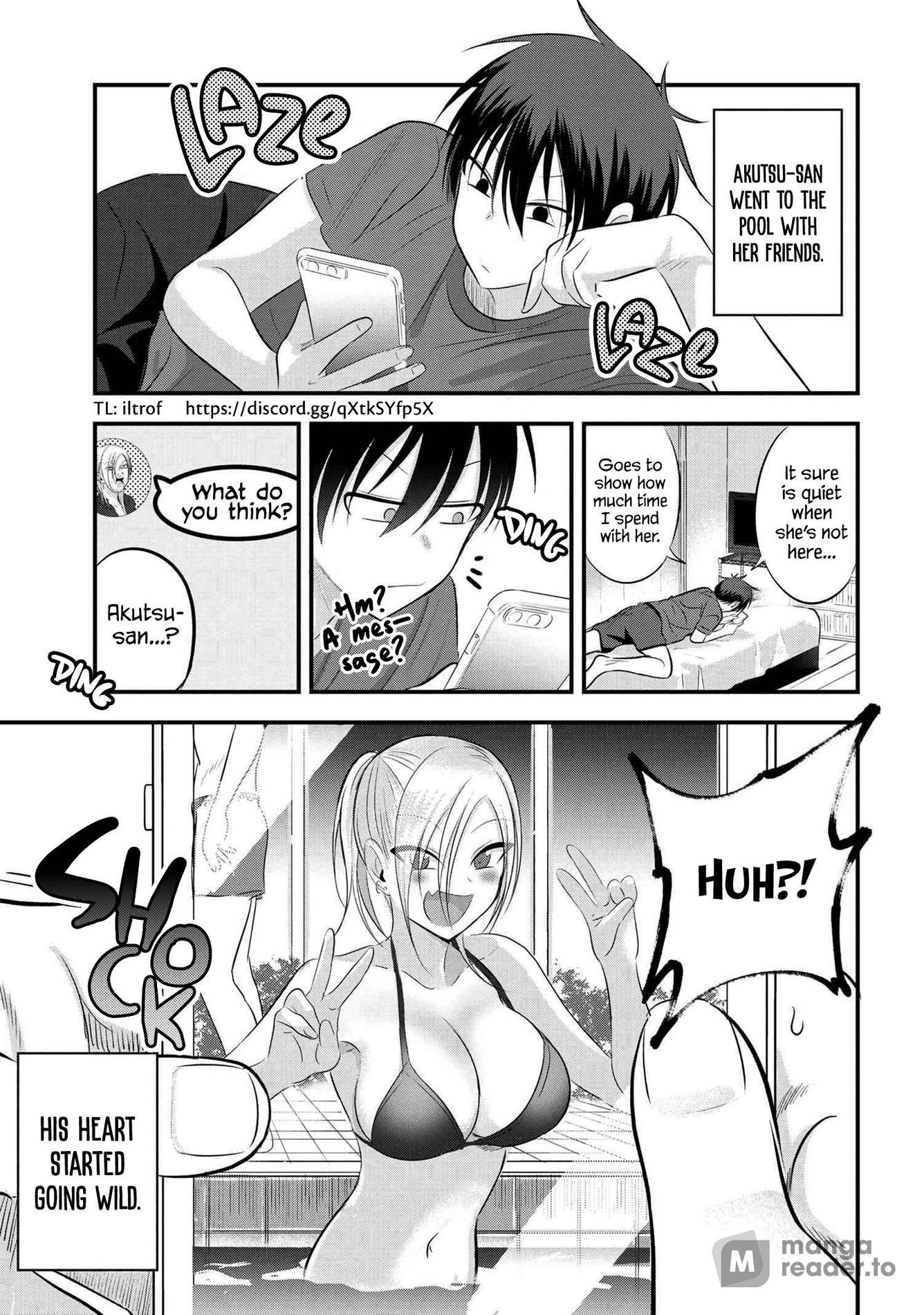 Please go home! Akutsu-san, Chapter 75 image 1